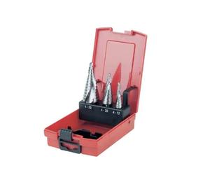 Coffret de 3 forets étagés HSS pour tôles jusqu'à 4 mm - KS TOOLS - 330.2210