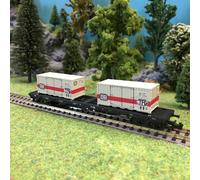 Coffret de 3 porte containers ép IV DB-N-1/160-MINITRIX 15961