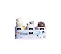 Coffret de 3 savons irlandais faits à la main Pure Oskar Chouette effraie Petit agneau Hérisson occupé Ingrédients hydratants naturels Cadeau irl