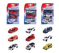 Majorette – Coffret 3 véhicules Premium – Modèle aléatoire – Métal die-cast 1/64