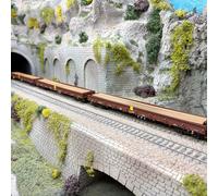 Coffret de 3 wagons à bords bas Res-x, brun-rouge, DB AG, 30 ans voie C, Ep. VI