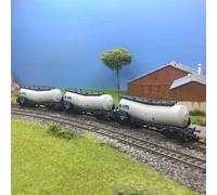 Coffret de 3 wagons à lisier Zacns, VTG, Ep. VI - FLEISCHMANN 6660171, N 1/160