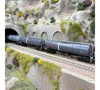 Coffret de 3 wagons-citernes Zacns 95m³, "Ermewa" et "Millet", Ep. VI - MARKLIN