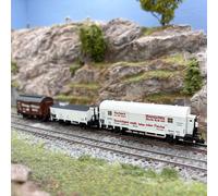 Coffret de 3 wagons couverts spéciaux «Poisson, CO2, Vin», DRG/DRB, Ep. II - FLE