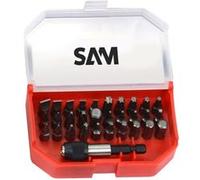 SAM Outillage – Coffret E900-J30B – 30 embouts de vissage 1/4 + porte-embout