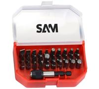 SAM Outillage – Coffret E900-J30B – 30 embouts de vissage 1/4 + porte-embout