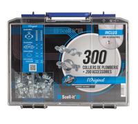Coffret de 300 colliers de plomberie standards - SCELL-IT - COF-SANCS