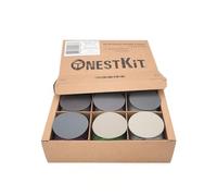 Coffret de 300 disques abrasifs Ø 50mm Carbure de Silicium ultra fin grain P600 à P5000 pour polissage à la perceuse d'optique de voiture, plastique, pierre, verre, métaux, finition, polir à l'eau