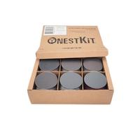 Coffret de 300 disques abrasifs Ø 50mm en Carbure de Silicium très fin grain P400 à P2000 pour poncage et polissage à la perceuse de phare, résine, plastique, pierre, verre, métaux, usage à l'eau