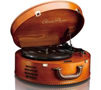 Coffret De 34 Boîtier En Bois Tt Plaque Joueur (Port Usb,Courroie,2Xenceinte Intégrée)