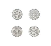 Coffret de 4 assiettes à dessert nelson 20 cm - - Multicolore - Grès