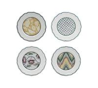 Coffret de 4 Assiettes Canapés Assorties Dominote