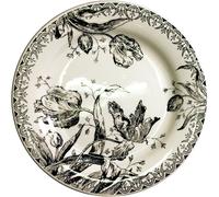 Coffret de 4 Assiettes Canapés Tulipes Noires