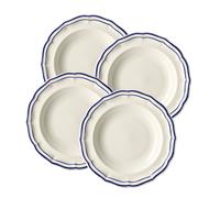 Coffret de 4 Assiettes Dessert Filet Cobalt