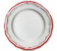 Coffret de 4 Assiettes Dessert FILET Rouge