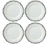 Coffret de 4 Assiettes Plates FILET Manganese