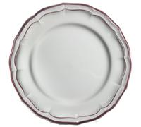 Coffret de 4 Assiettes Plates FILET Pivoine