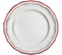 Coffret de 4 Assiettes Plates FILET Rouge