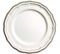 Coffret de 4 Assiettes Plates FILET Taupe