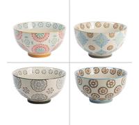 Coffret de 4 bols bohème 14 cm