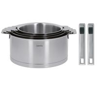 Coffret de 4 Casseroles 14 à 20 cm avec 2 Poignées Inox STRATE AMOVIBLE