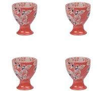 Coffret de 4 coquetiers Ava - Table Passion - Rouge - Grès Rouge G