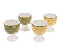 Coffret de 4 coquetiers Olivia - Amadeus - Multicolore - Grès Multicolore