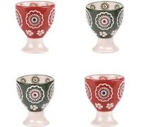 Coffret de 4 coquetiers Sulivan - Table Passion - Multicolore - Grès Multicolore G