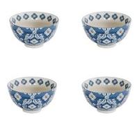 Coffret de 4 coupelles Almada 11 cm - Table Passion - Bleu - Grès Bleu G