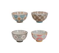 Coffret de 4 coupelles Bohème 11 cm - Table Passion - Multicolore - Grès G