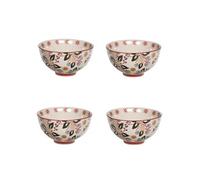 Coffret de 4 coupelles Siena 11 cm - - Décoré - Grès