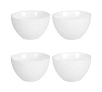 Coffret de 4 coupelles Snow white 11,5 cm Table passion
