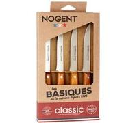 Coffret de 4 couteaux à steak cerisier des bois Nogent 3 Etoiles 00097v bois G