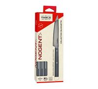 Coffret de 4 couteaux de table Silhouette bleu-gris Nogent