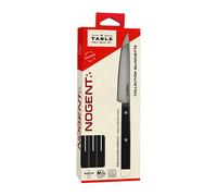 Coffret de 4 couteaux de table Silhouette noir Nogent