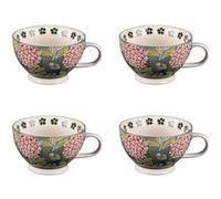 Coffret de 4 déjeuners 15 cm Cottage - - Décoré - Grès