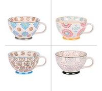 Coffret de 4 déjeuners Bohème 32 cl Table passion