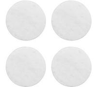 Coffret de 4 dessous de verre Marbre blanc 10 cm - Table Passion - Blanc - Marbre Blanc G