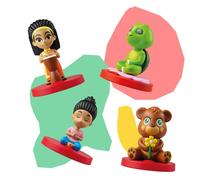 Coffret De 4 Figurines Audios Faba Pour Conteuse Et Boite À Histoires - Bien-être Et Mouvement Multicolore TU