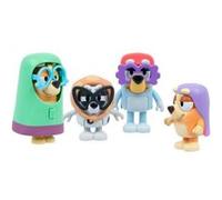 Coffret de 4 figurines - BLUEY - Les grands-meres - Des 3 ans vert, violet, rouge, bleu, orange, noir, blanc, beige, turquoise