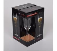 Coffret de 4 flûtes à champagne. Dégustation