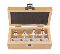 Coffret de 4 fraises à bois sur queue de 8 mm - MAKITA D-53534