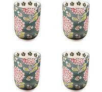 Coffret de 4 gobelets 11 cm Cottage - Table Passion - Décoré - Grès G