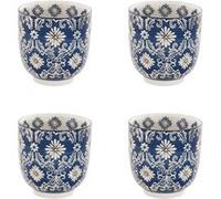 Coffret de 4 gobelets à thé Almada 15 cl - Table Passion - Bleu - Grès BLEU G