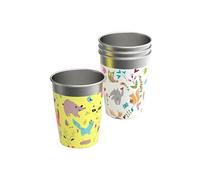 Coffret de 4 gobelets en acier