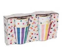Coffret de 4 gobelets Festive - Amadeus - Multicolore - Mélaminé Multicolore