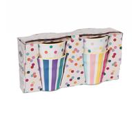 Coffret de 4 gobelets Festive - Amadeus - Multicolore - Mélaminé Multicolore