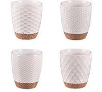 Table Passion Gobelets Jaspe 20 cl Lot de 4 Beige