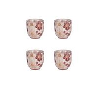Coffret de 4 gobelets Kiyo 7 cm - Table Passion - Décoré - Grès G
