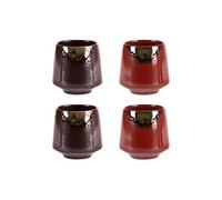 Table Passion – Coffret de 4 gobelets Kyoto – Grès multicolore 17 cl